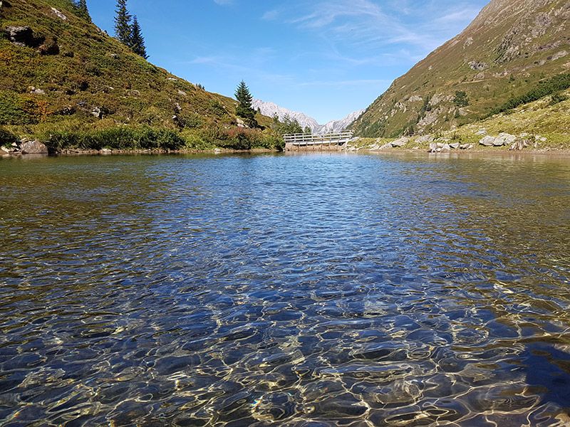 Landhaus Sonneck St. Anton am Arlberg, Schnann, Pettneu, Tirol, Sommer, Wandern, Radfahren, Bergsee