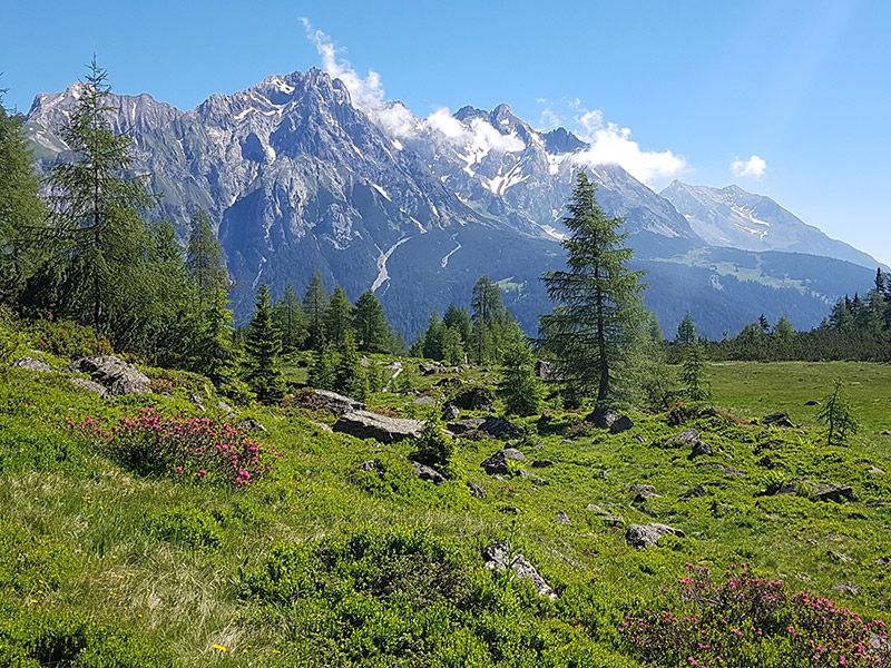 Landhaus Sonneck St. Anton am Arlberg, Schnann, Pettneu, Tirol, Sommer, Wandern, Radfahren